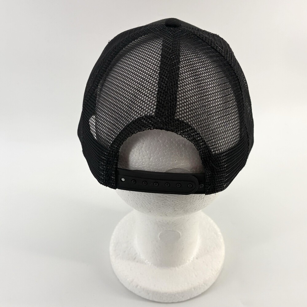 Stihl Chainsaw Patch Trucker Hat Black Snapback Foam Cap (W9) - Picture 5 of 8